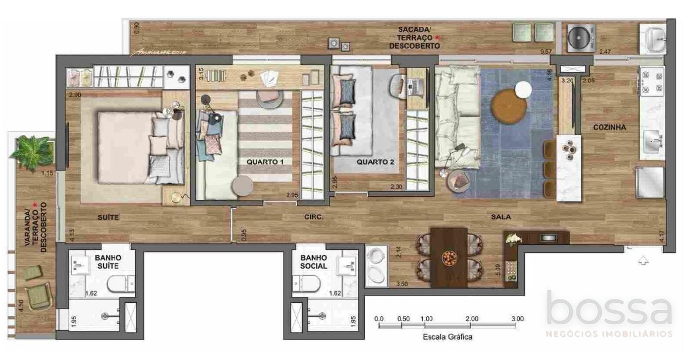 Apartamento à venda com 3 quartos, 82m² - Foto 27