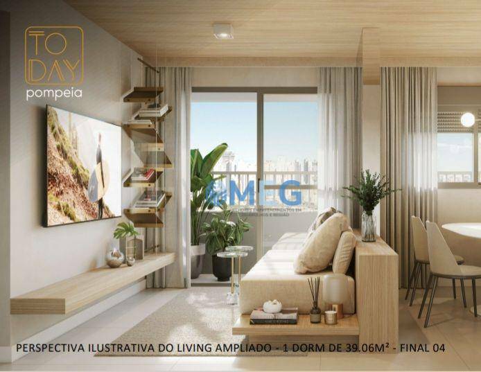 Apartamento à venda com 2 quartos, 38m² - Foto 2