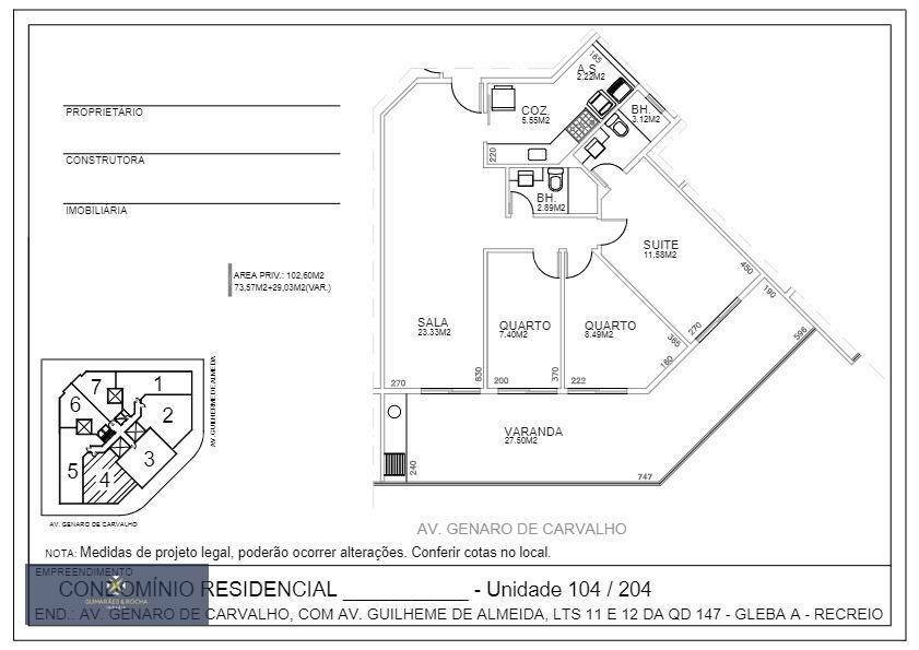 Apartamento à venda com 3 quartos, 97m² - Foto 8