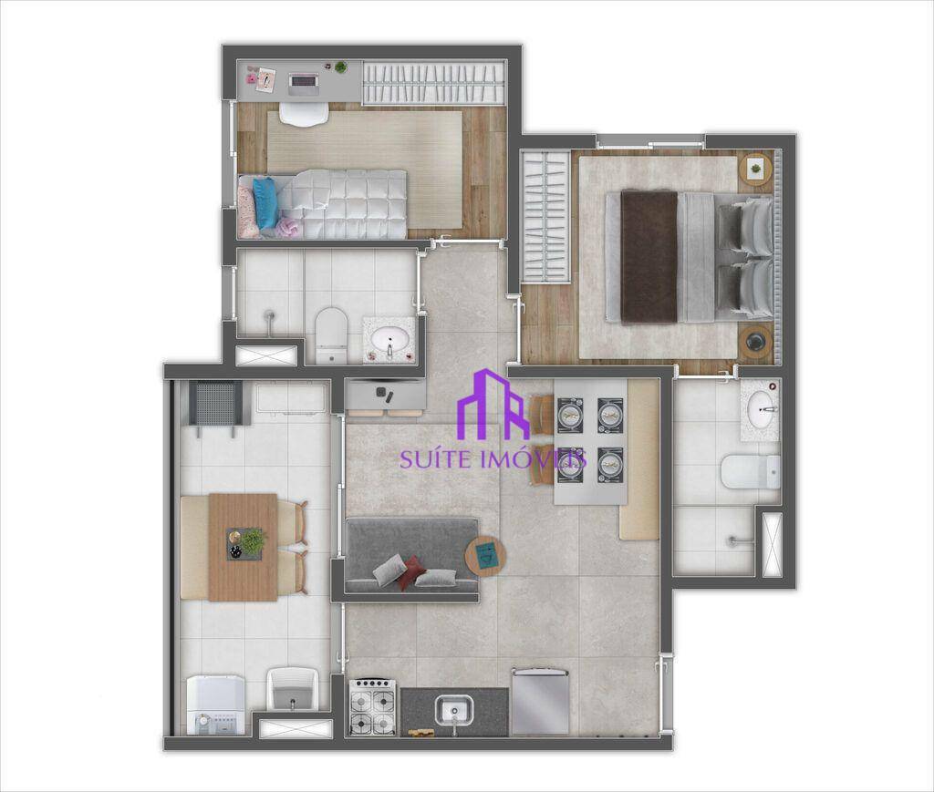 Apartamento à venda com 2 quartos, 38m² - Foto 13