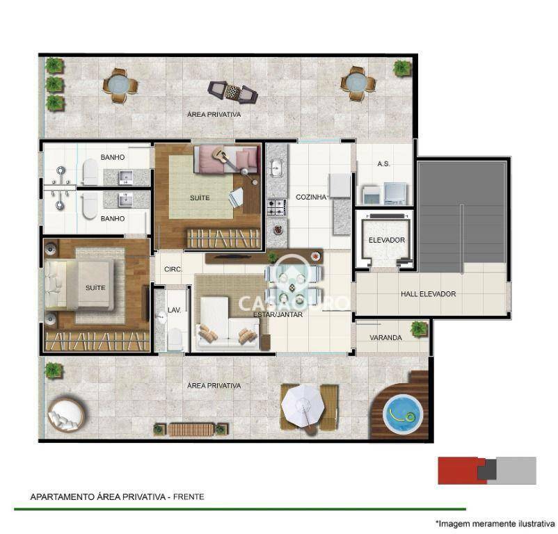 Apartamento à venda com 2 quartos, 110m² - Foto 34