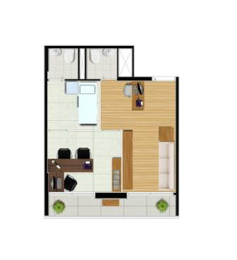 Apartamento à venda com 1 quarto, 338m² - Foto 8