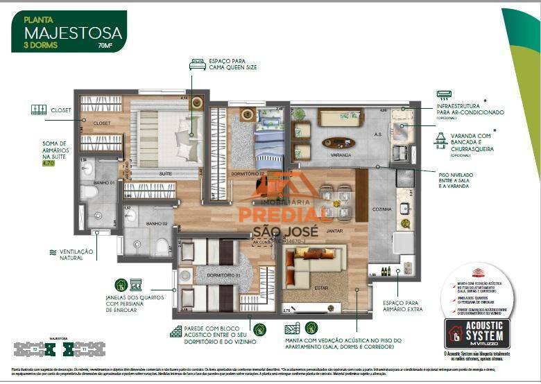 Apartamento à venda com 3 quartos, 65m² - Foto 15