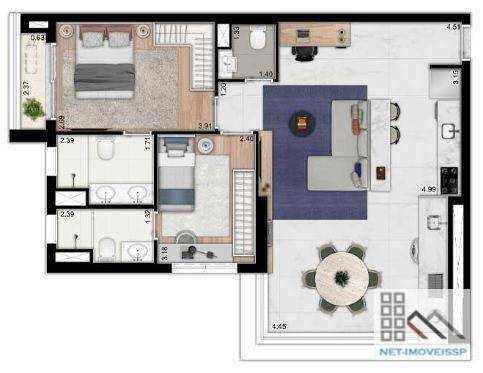 Apartamento à venda com 2 quartos, 77m² - Foto 15