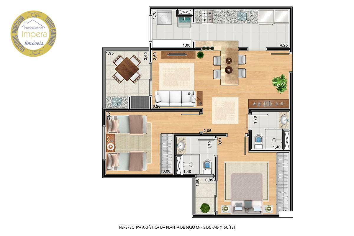 Apartamento para alugar com 2 quartos, 67m² - Foto 33