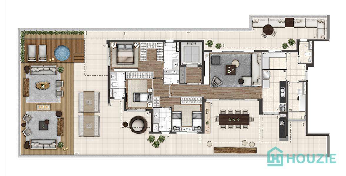 Apartamento à venda com 3 quartos, 158m² - Foto 16