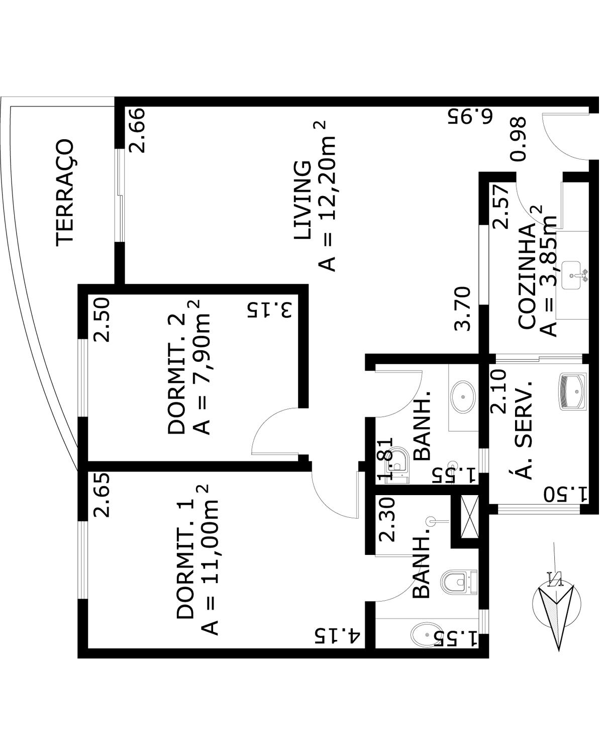 Apartamento à venda com 2 quartos, 71m² - Foto 15