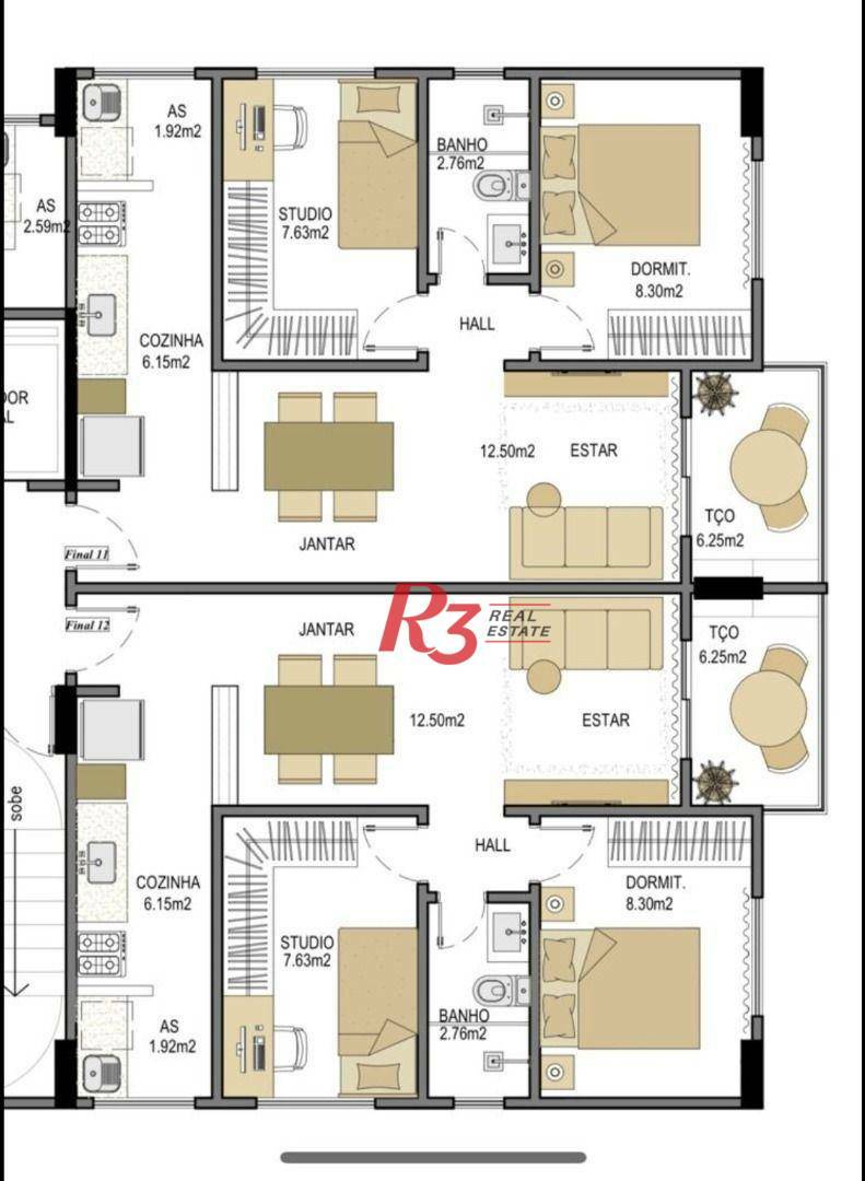 Apartamento à venda com 2 quartos, 52m² - Foto 19