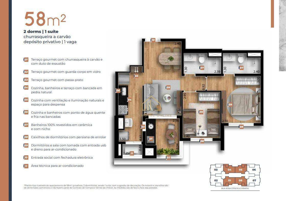 Apartamento à venda com 3 quartos, 78m² - Foto 48