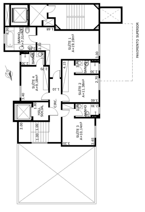 Apartamento à venda com 4 quartos, 178m² - Foto 2