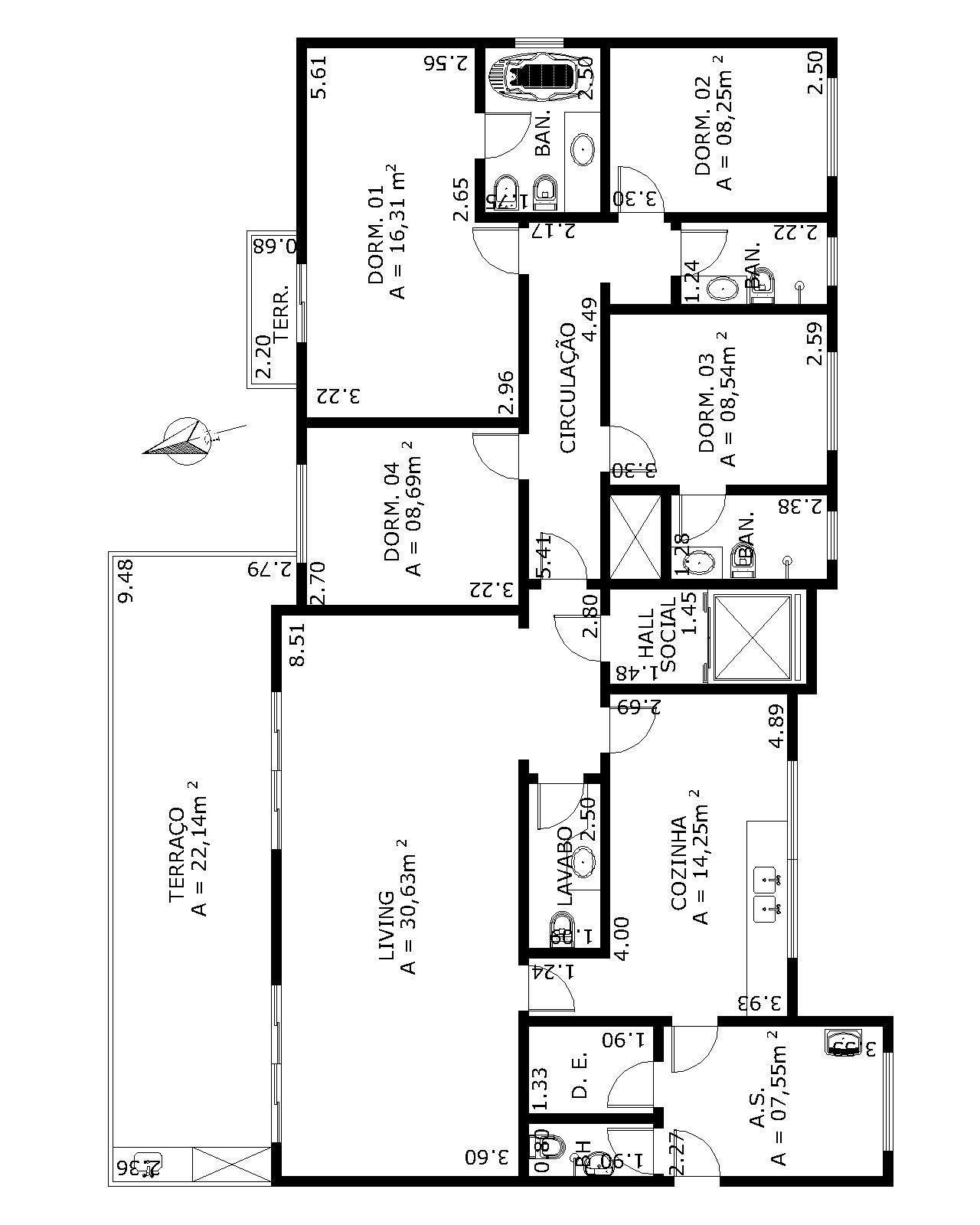 Apartamento à venda com 4 quartos, 178m² - Foto 7