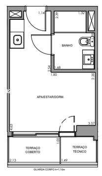 Apartamento à venda com 1 quarto, 24m² - Foto 30