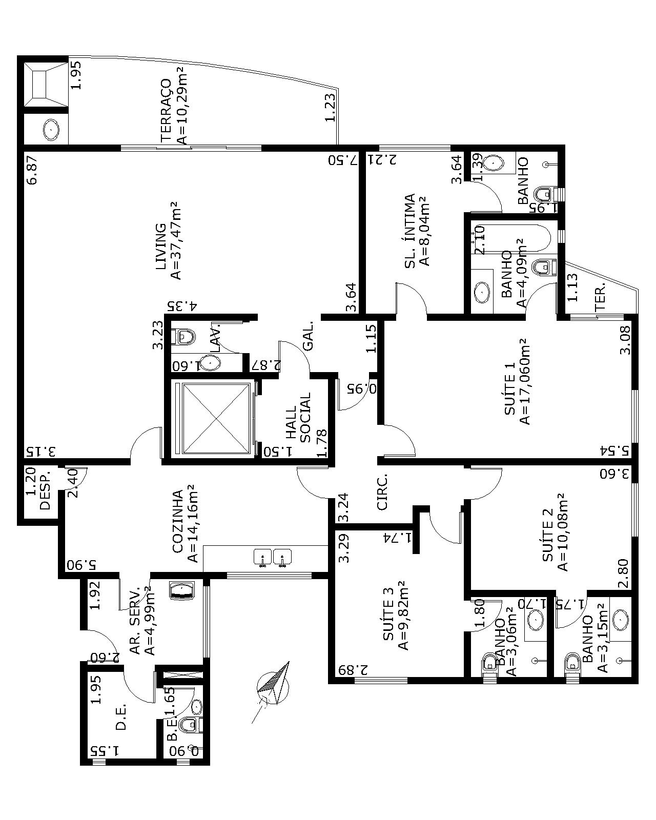 Apartamento à venda com 3 quartos, 160m² - Foto 16