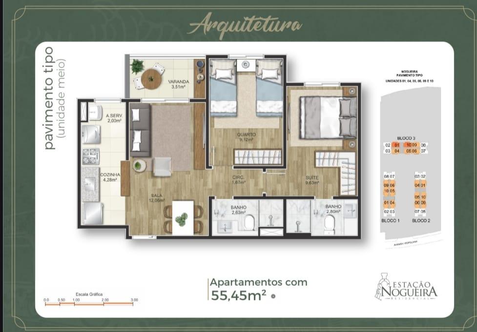 Apartamento à venda com 2 quartos, 57m² - Foto 15