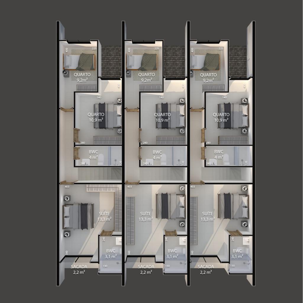 Casa, 3 quartos, 125 m² - Foto 2
