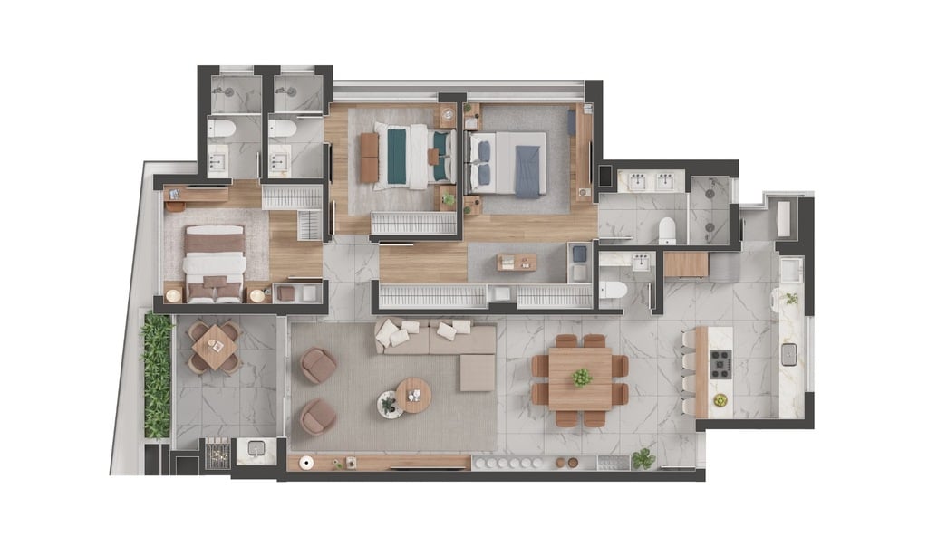 Apartamento à venda com 3 quartos, 130m² - Foto 20