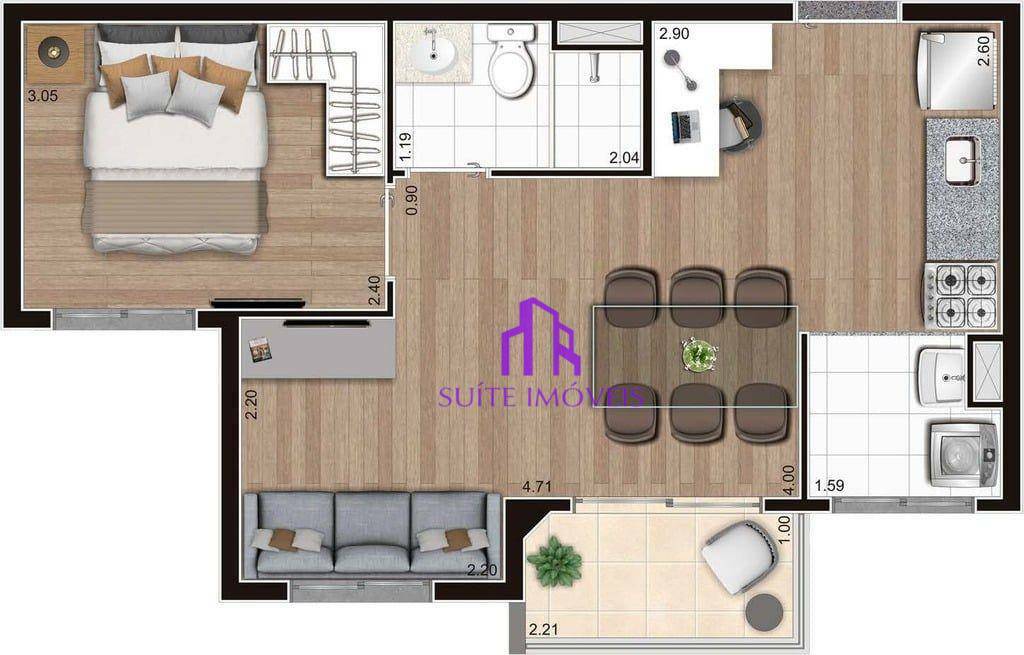 Apartamento à venda com 3 quartos, 76m² - Foto 11