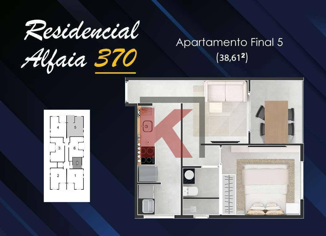 Apartamento à venda com 1 quarto, 35m² - Foto 37