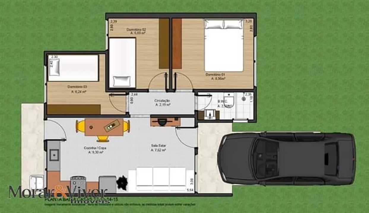 Casa à venda com 3 quartos, 55m² - Foto 26