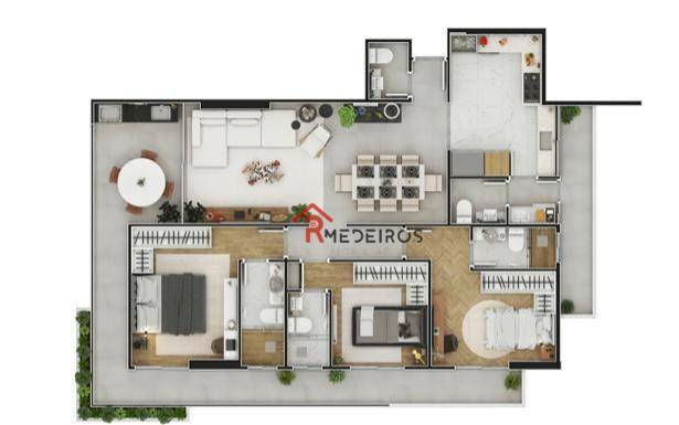 Apartamento à venda com 3 quartos, 128m² - Foto 21