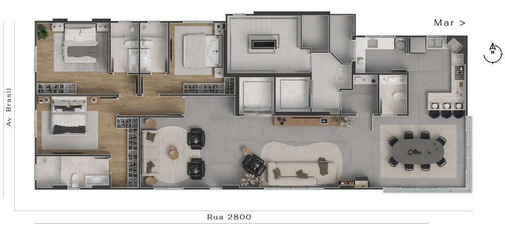 Apartamento à venda com 4 quartos, 160m² - Foto 24