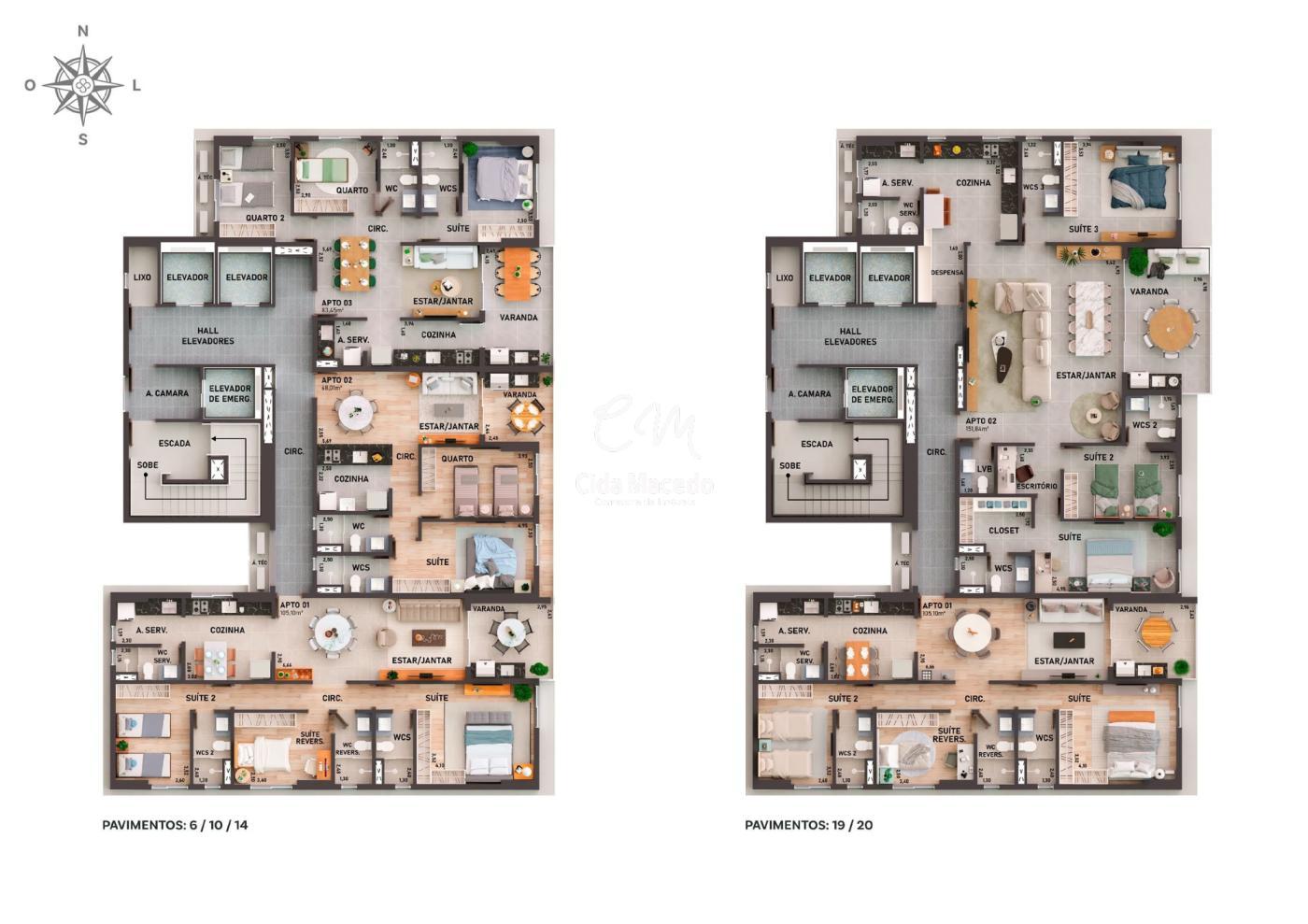 Apartamento à venda com 2 quartos, 68m² - Foto 25