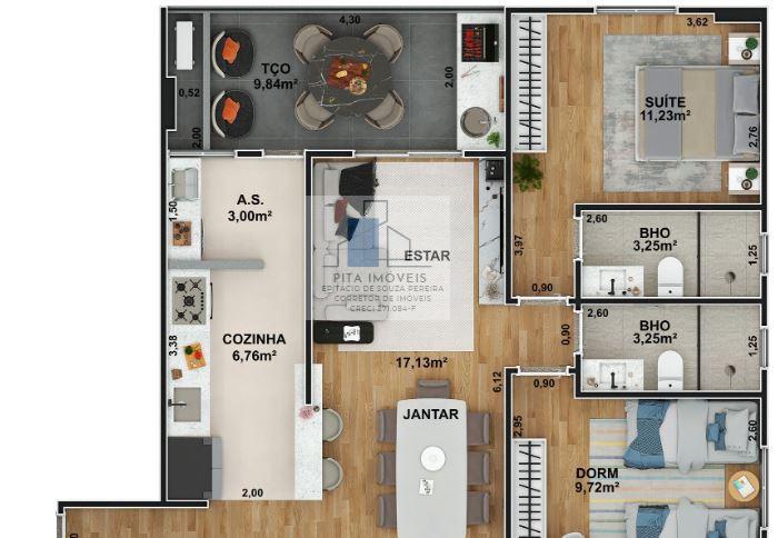 Apartamento à venda com 2 quartos, 80m² - Foto 48