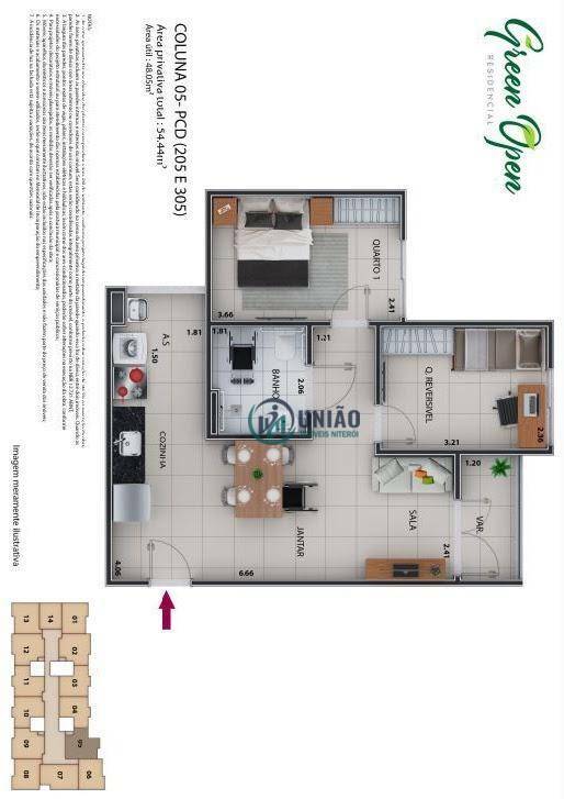 Apartamento à venda com 1 quarto, 30m² - Foto 78