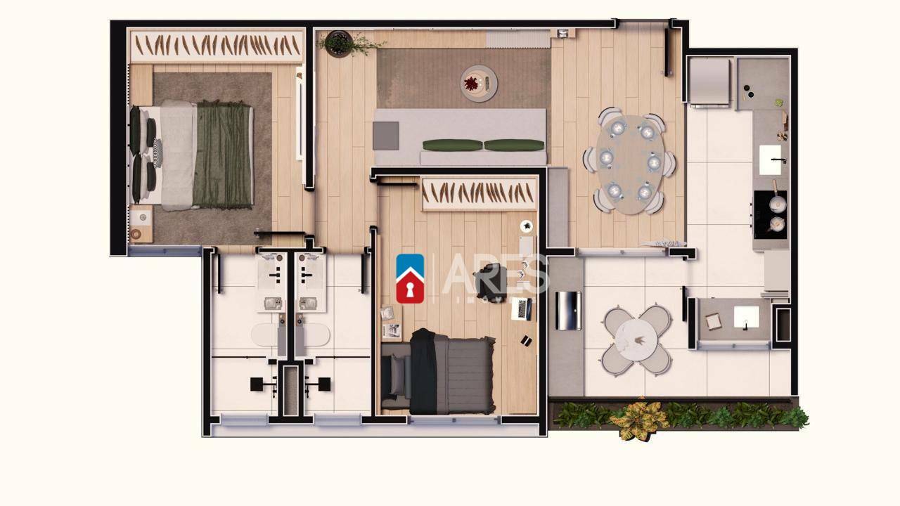 Apartamento à venda com 2 quartos, 61m² - Foto 21
