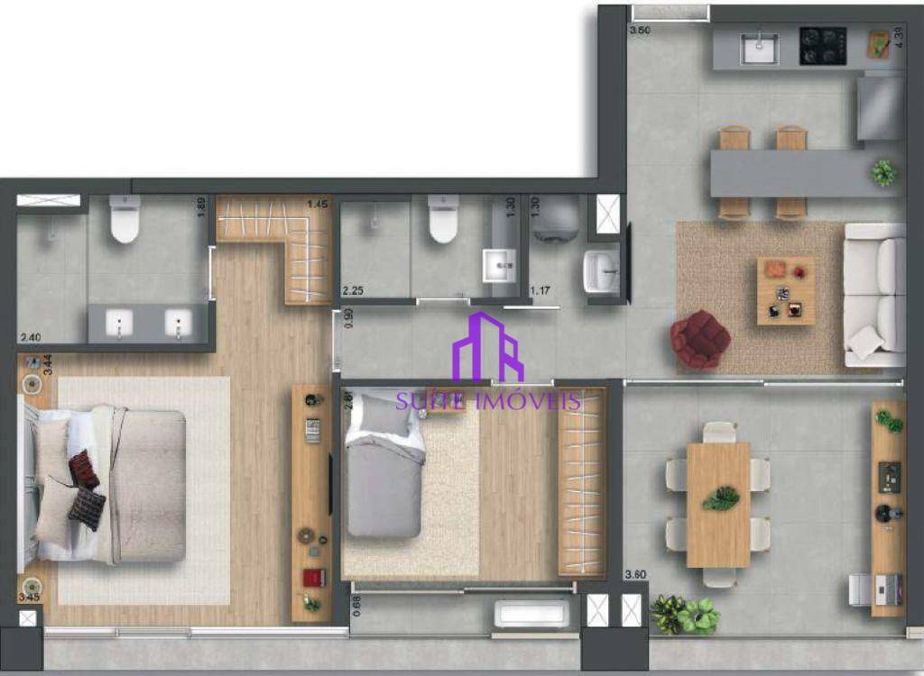 Loft à venda com 2 quartos, 137m² - Foto 10