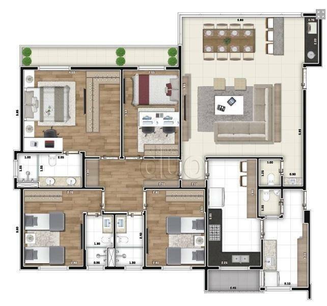 Apartamento à venda com 3 quartos, 163m² - Foto 20