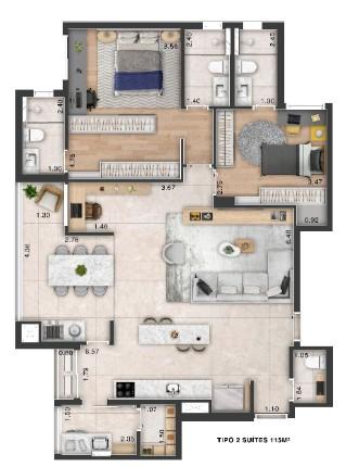 Apartamento à venda com 3 quartos, 90m² - Foto 23