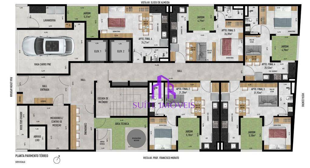 Apartamento à venda com 2 quartos, 37m² - Foto 18