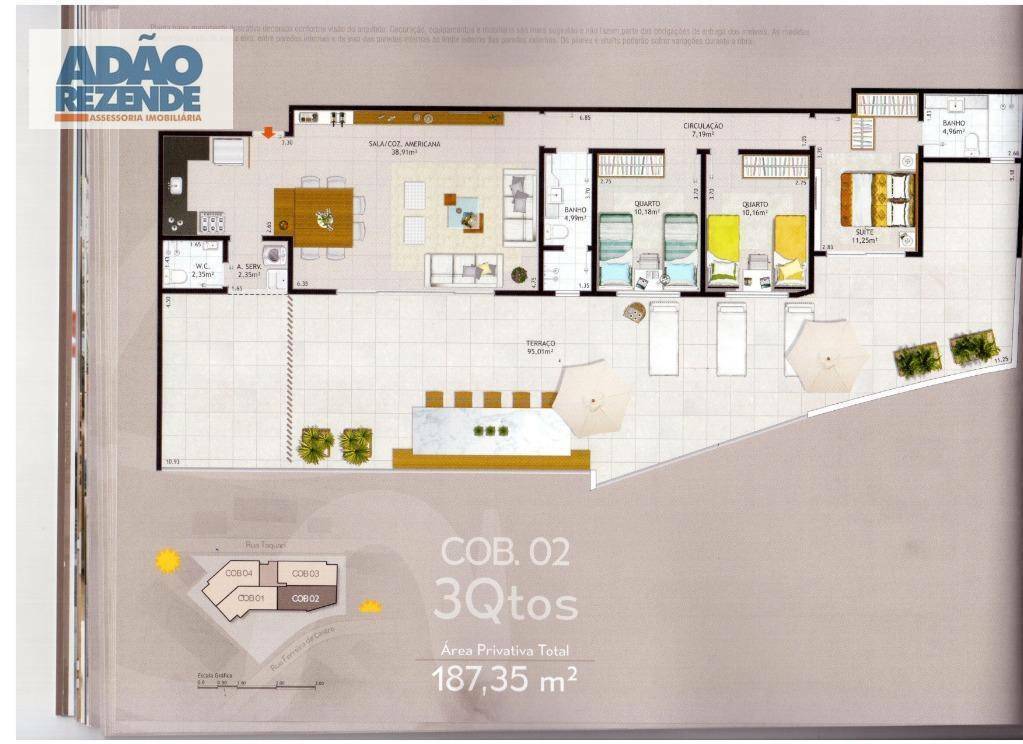 Cobertura à venda com 3 quartos, 188m² - Foto 57
