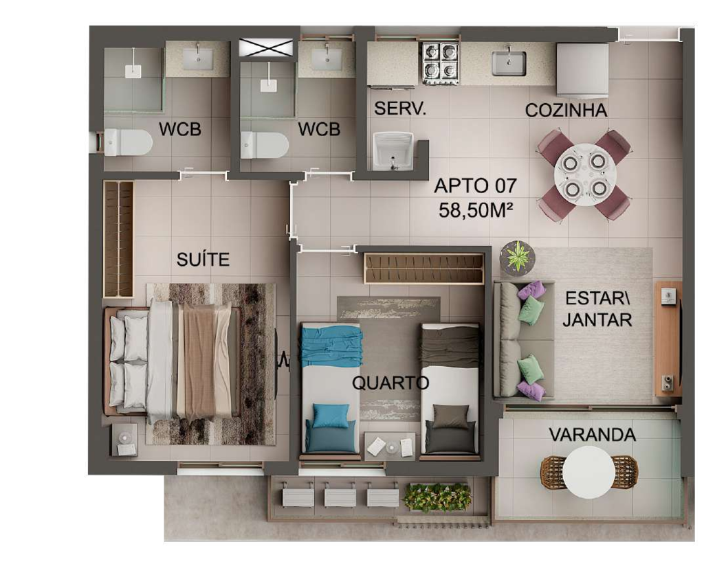 Apartamento à venda com 3 quartos, 7726m² - Foto 27