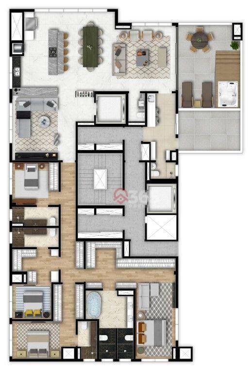 Apartamento à venda com 3 quartos, 161m² - Foto 20