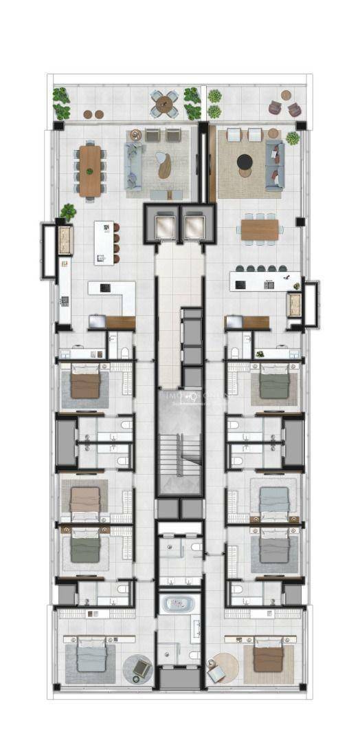 Apartamento à venda com 4 quartos, 207m² - Foto 39