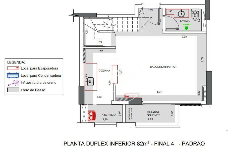 Apartamento à venda com 3 quartos, 82m² - Foto 3