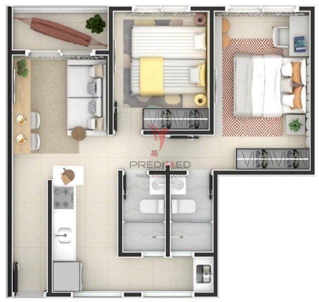 Apartamento à venda com 2 quartos, 54m² - Foto 5