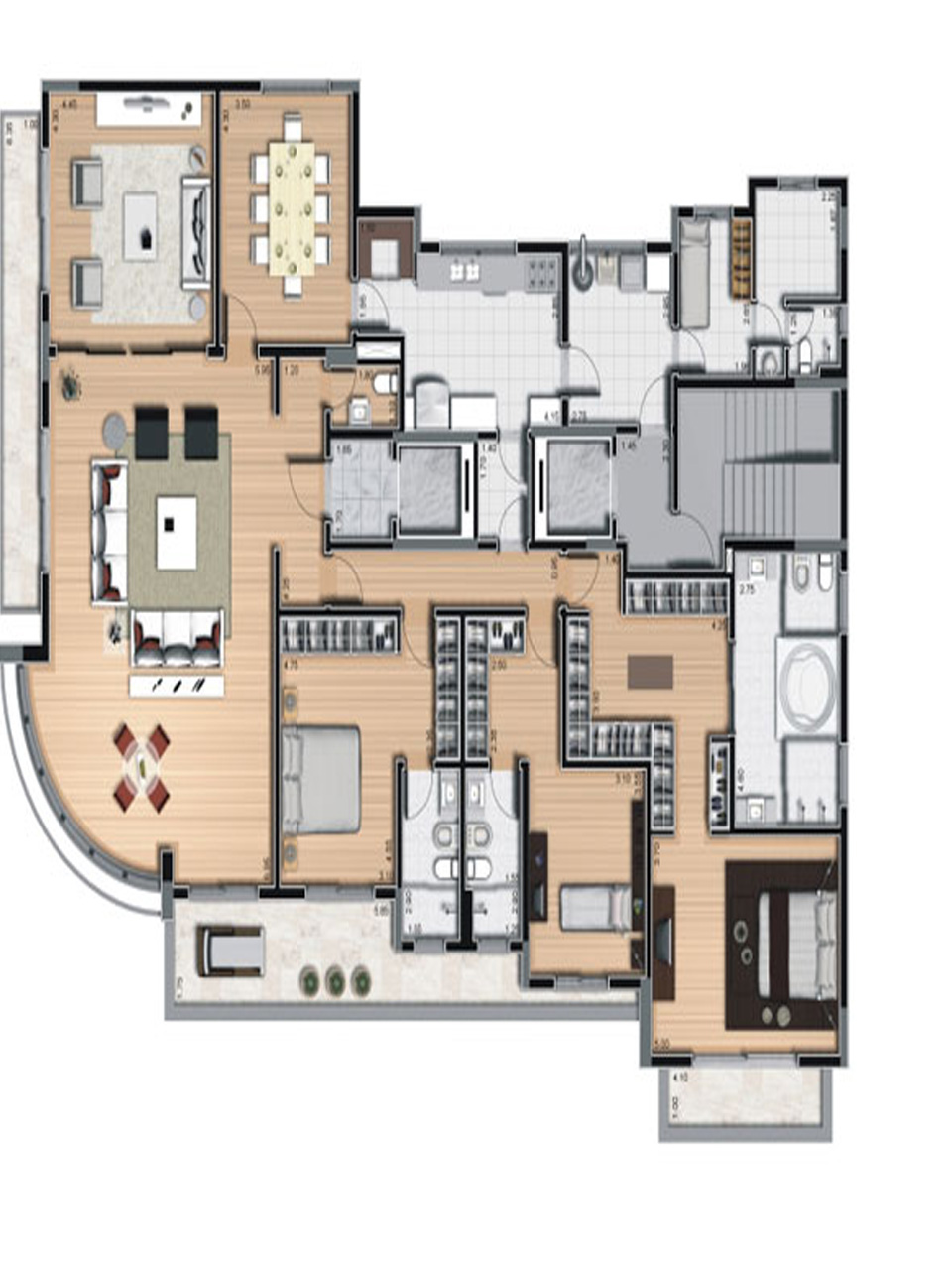 Apartamento à venda com 3 quartos, 569m² - Foto 7