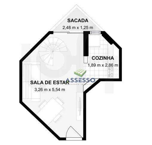 Kitnet e Studio à venda com 1 quarto, 56m² - Foto 38