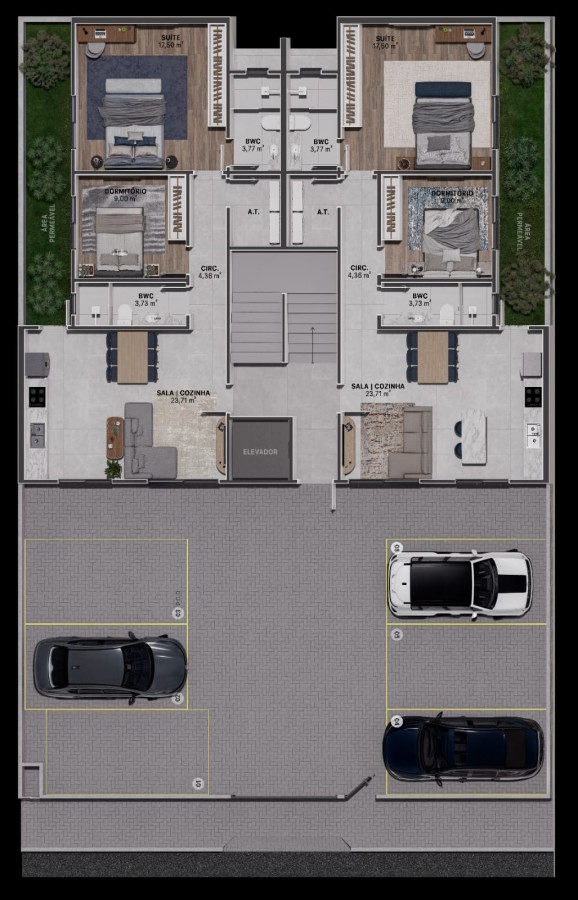 Apartamento à venda com 2 quartos, 84m² - Foto 7