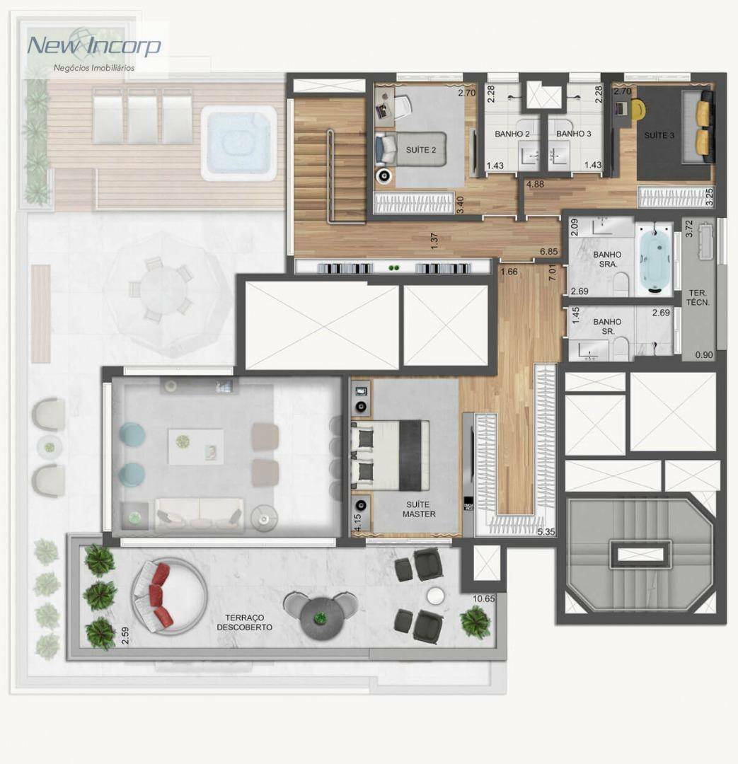 Apartamento à venda com 4 quartos, 252m² - Foto 20