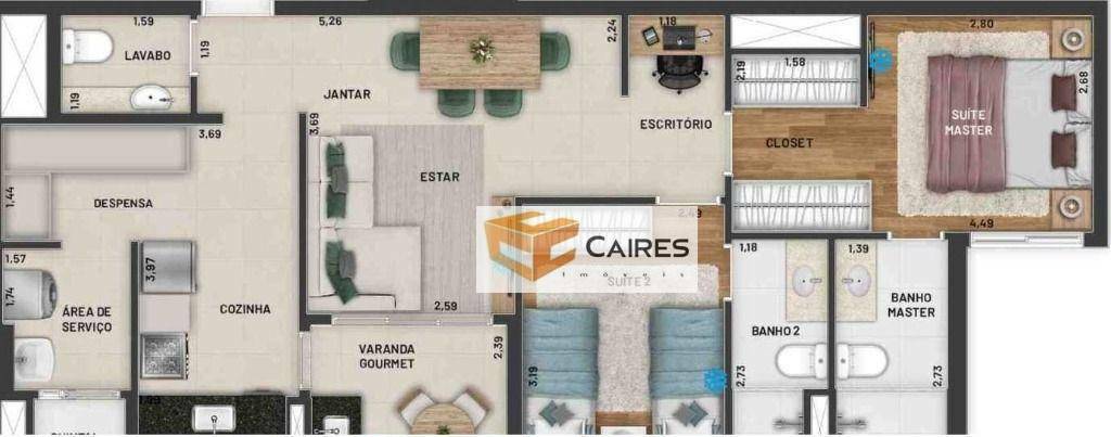 Apartamento à venda com 2 quartos, 81m² - Foto 13