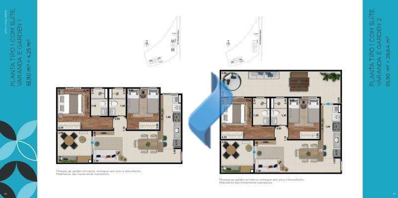 Apartamento à venda com 2 quartos, 55m² - Foto 6