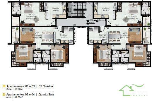 Apartamento à venda com 2 quartos, 65m² - Foto 10