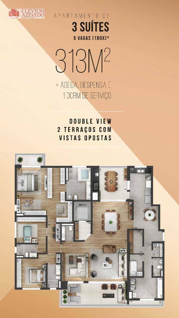 Apartamento à venda com 4 quartos, 313m² - Foto 36