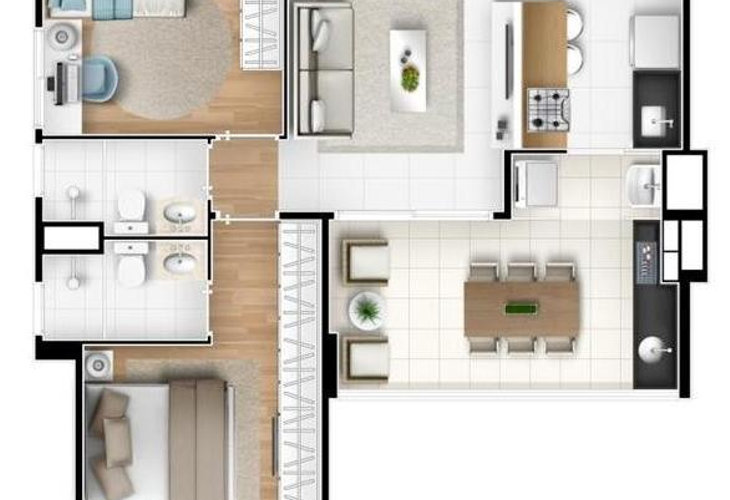 Apartamento à venda com 2 quartos, 60m² - Foto 19