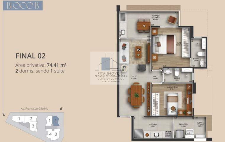 Apartamento à venda com 2 quartos, 86m² - Foto 33