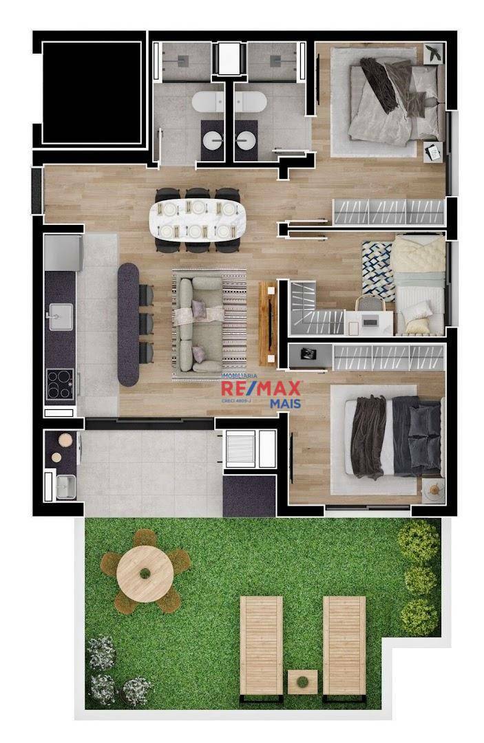 Apartamento à venda com 3 quartos, 76m² - Foto 13